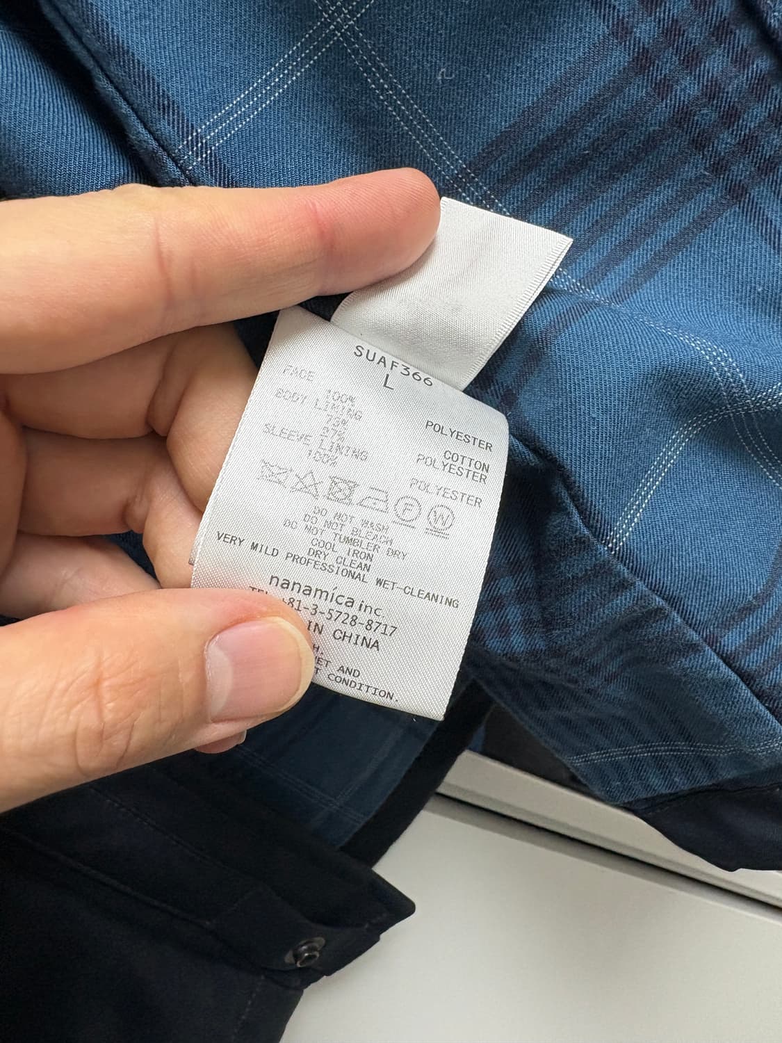 나나미카 24aw 고어텍스 크루저 재킷 L 네이비 상품이미지5