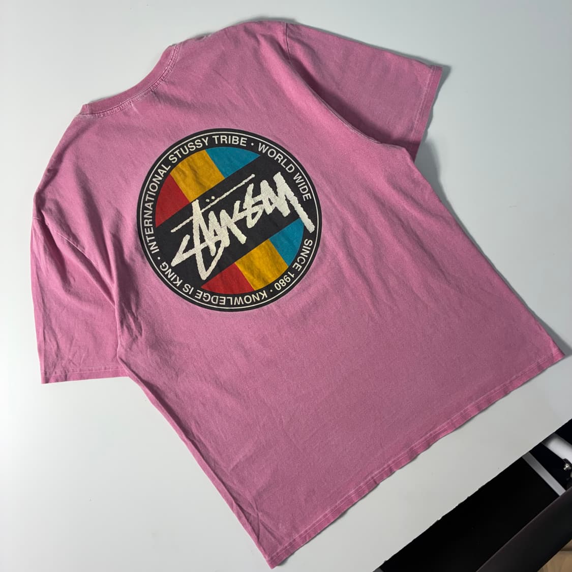 Stussy  스투시 클래식 닷 워시드 반팔 티셔츠  상품이미지2