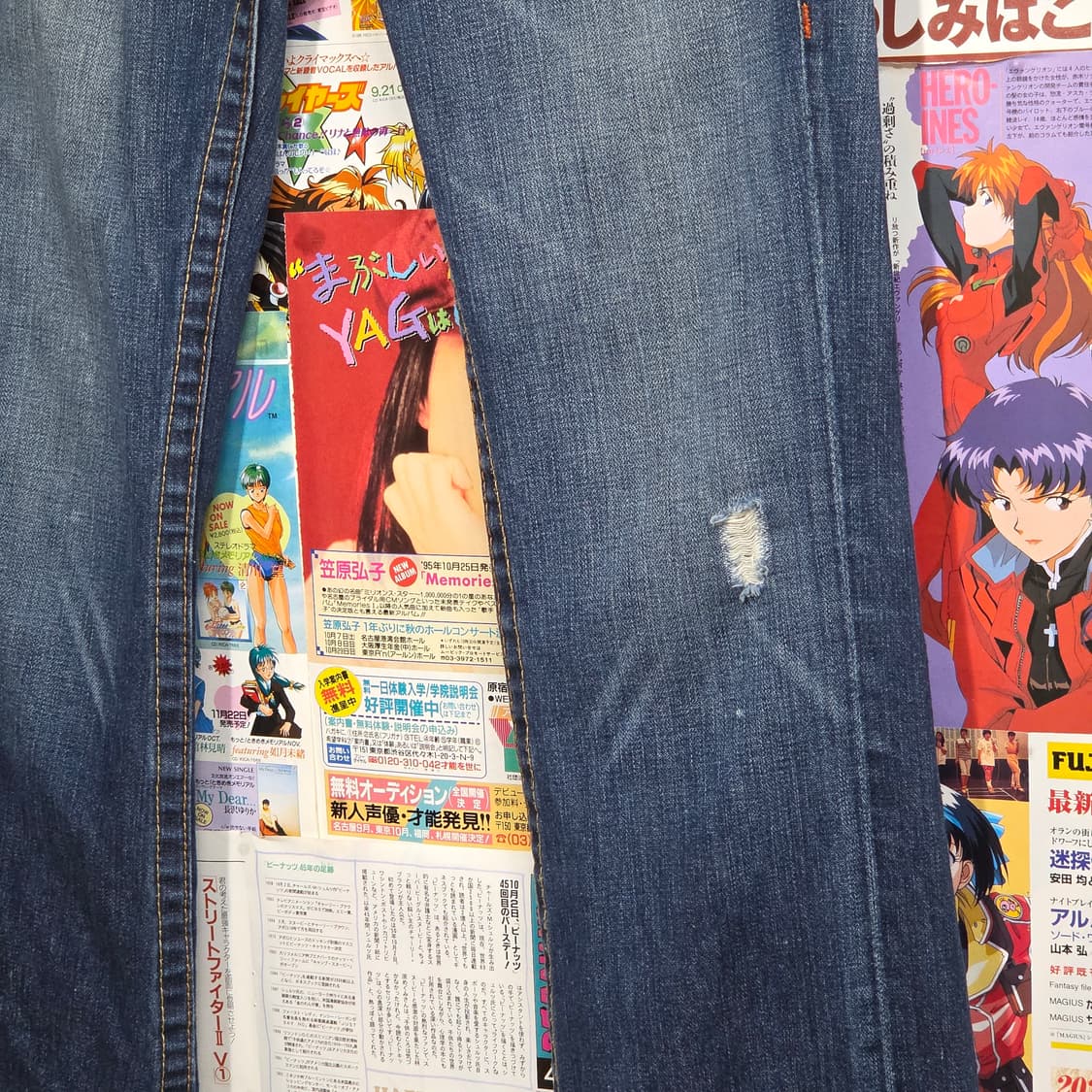 트루릴리전 빌리 중청 워싱 데미지 데님 팬츠 상품이미지8