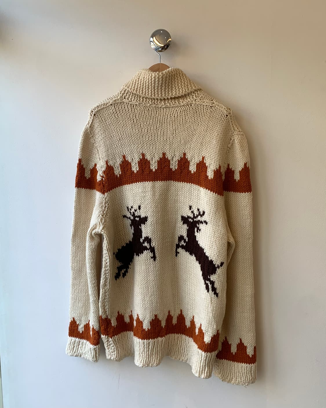 70~80’s reindeer cowichan XXL 상품이미지2