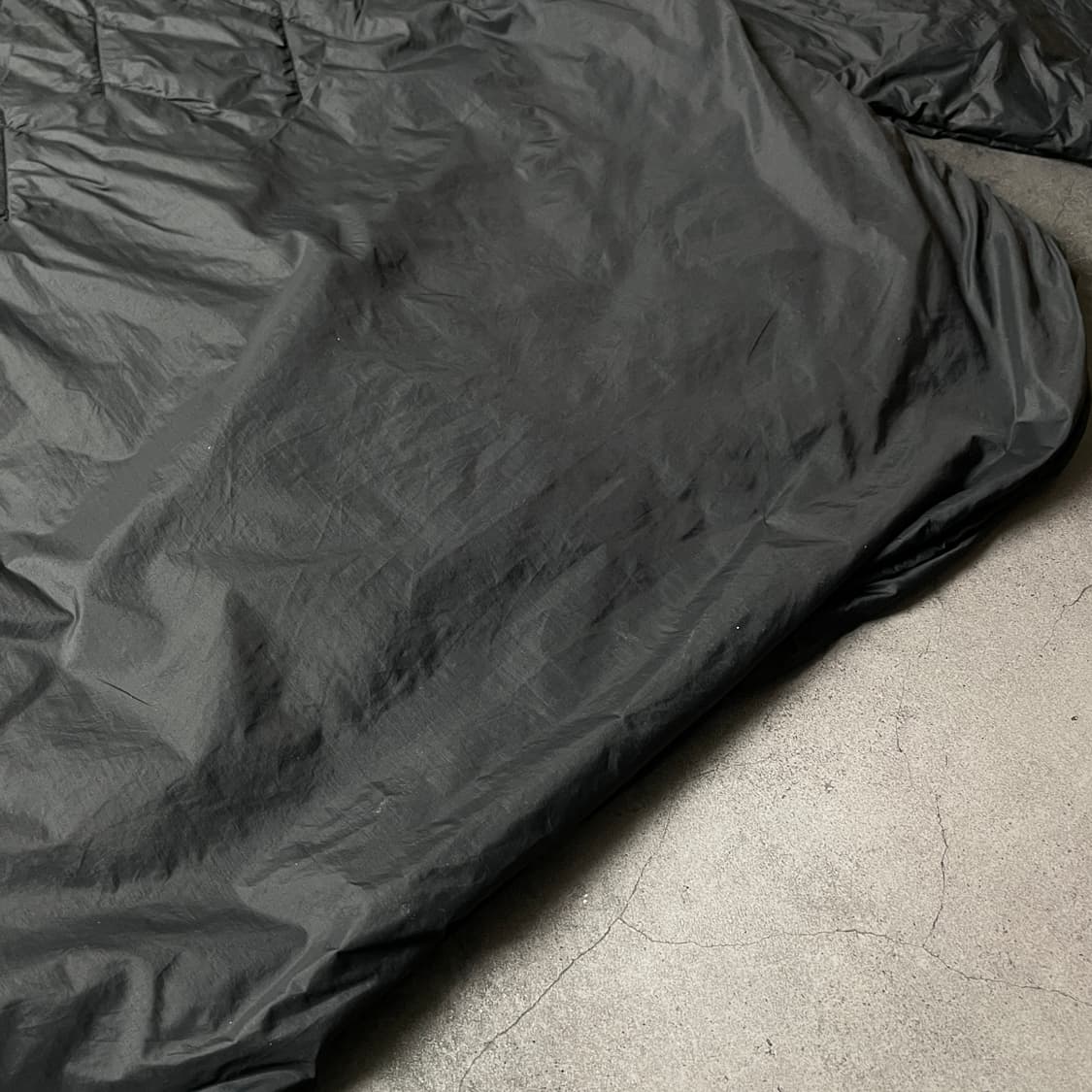 COLUMBIA 컬럼비아 빈티지 블랙 퀄팅 후드 경량패딩 A00580 상품이미지7