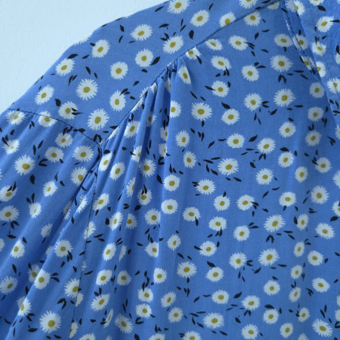 Velvet Heart 블루 플라워 패턴 셔츠 블라우스 상품이미지5