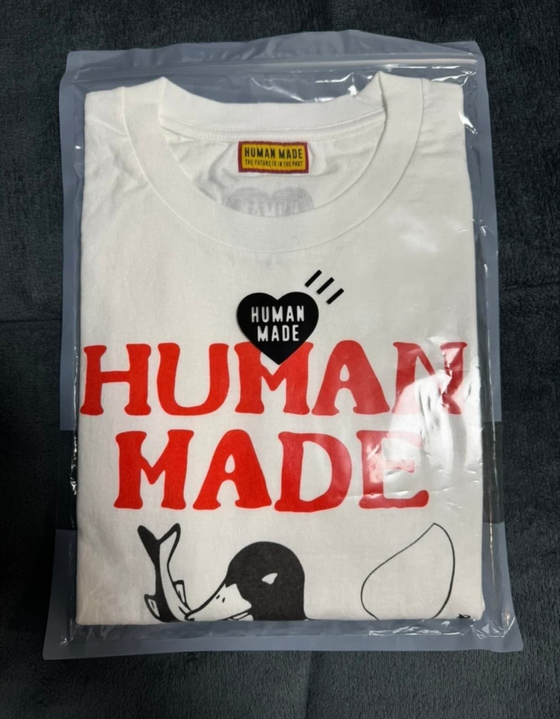 2XL(XXL) 휴먼 메이드 그래픽 티셔츠 화이트 상품이미지3