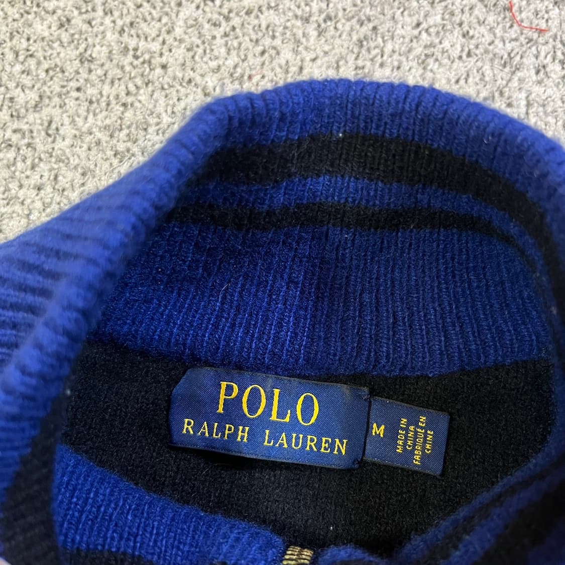 폴로 랄프로렌 울 반집업 니트 상품이미지3