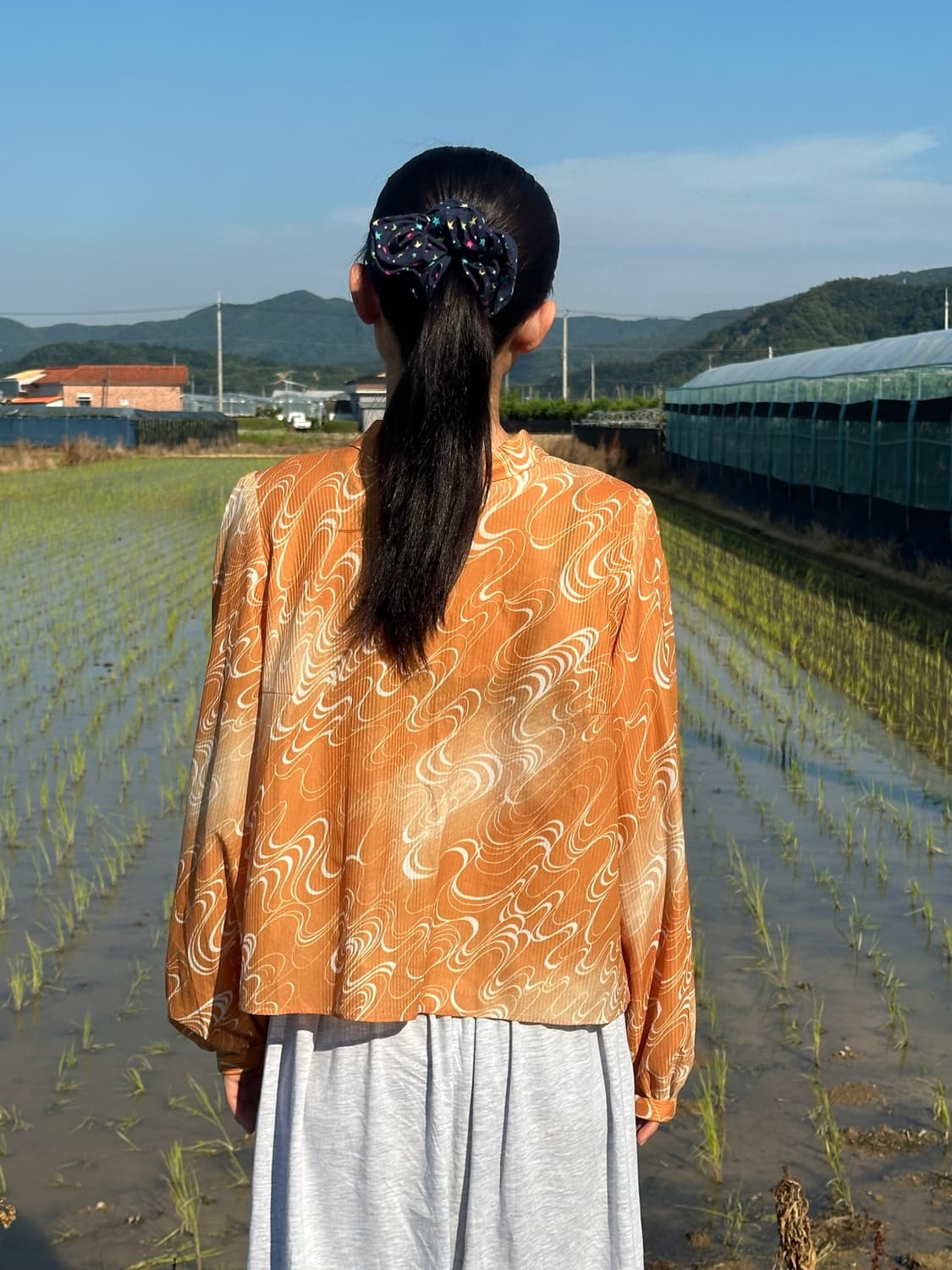 빈티지 사이키델릭 블라우스 상품이미지5