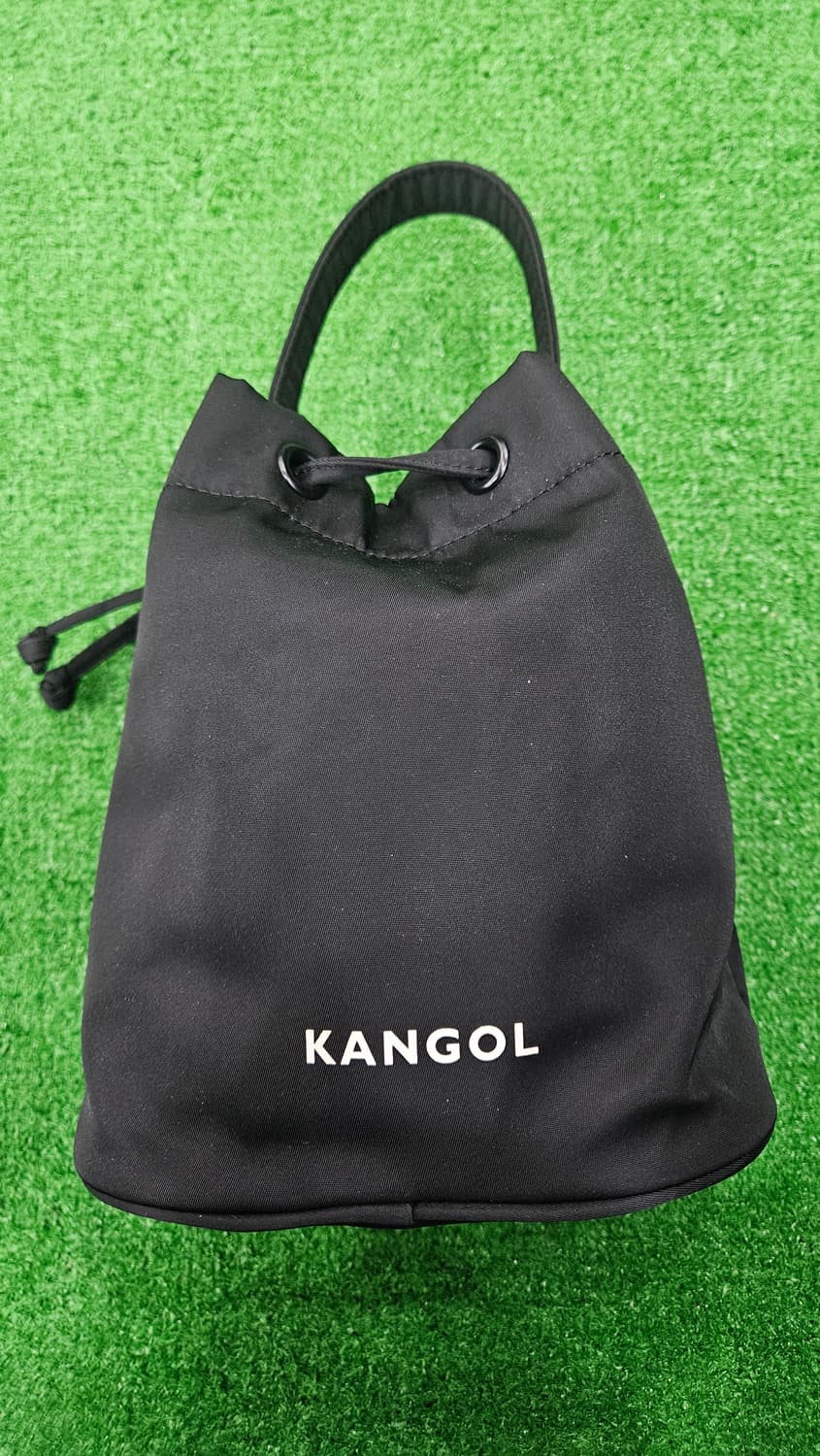 캉골 블랙 드로우스트링 미니백 상품이미지2