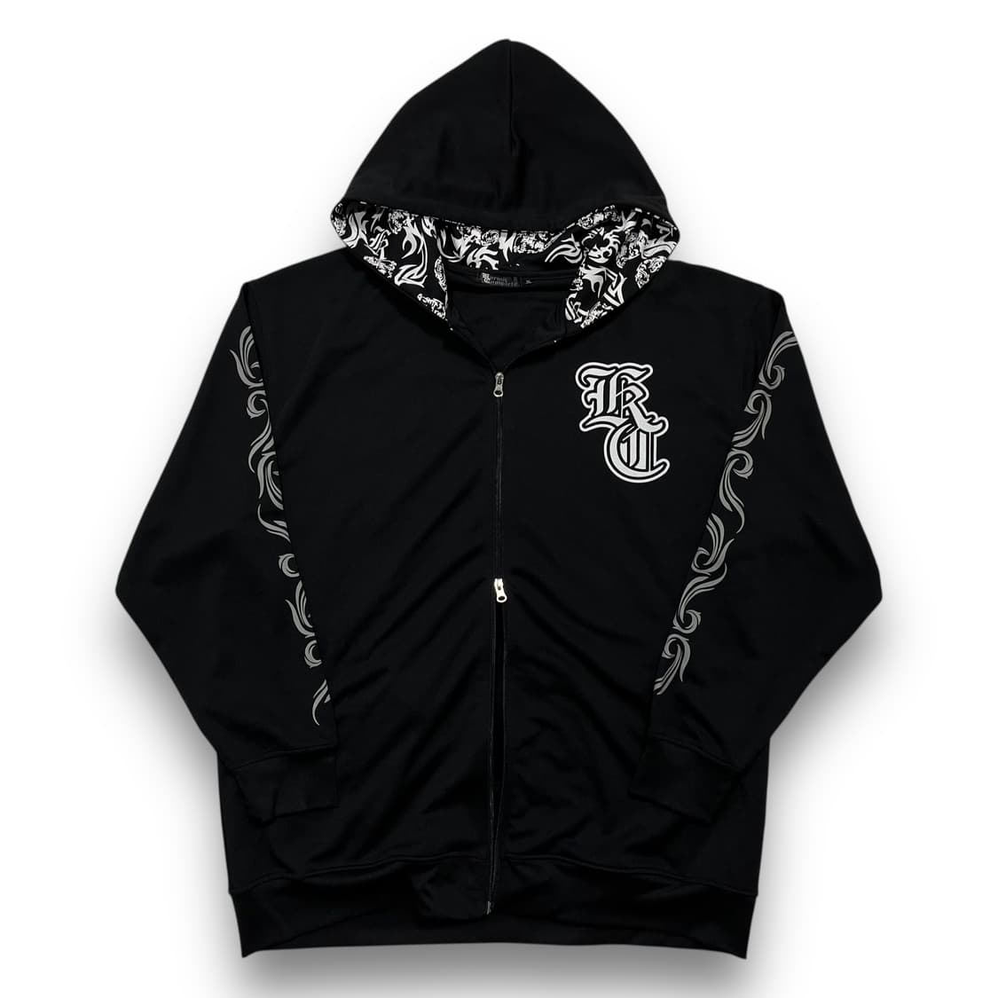 펑크 카르마 트라이벌 페인티드 투웨이 후디 집업 상품이미지3