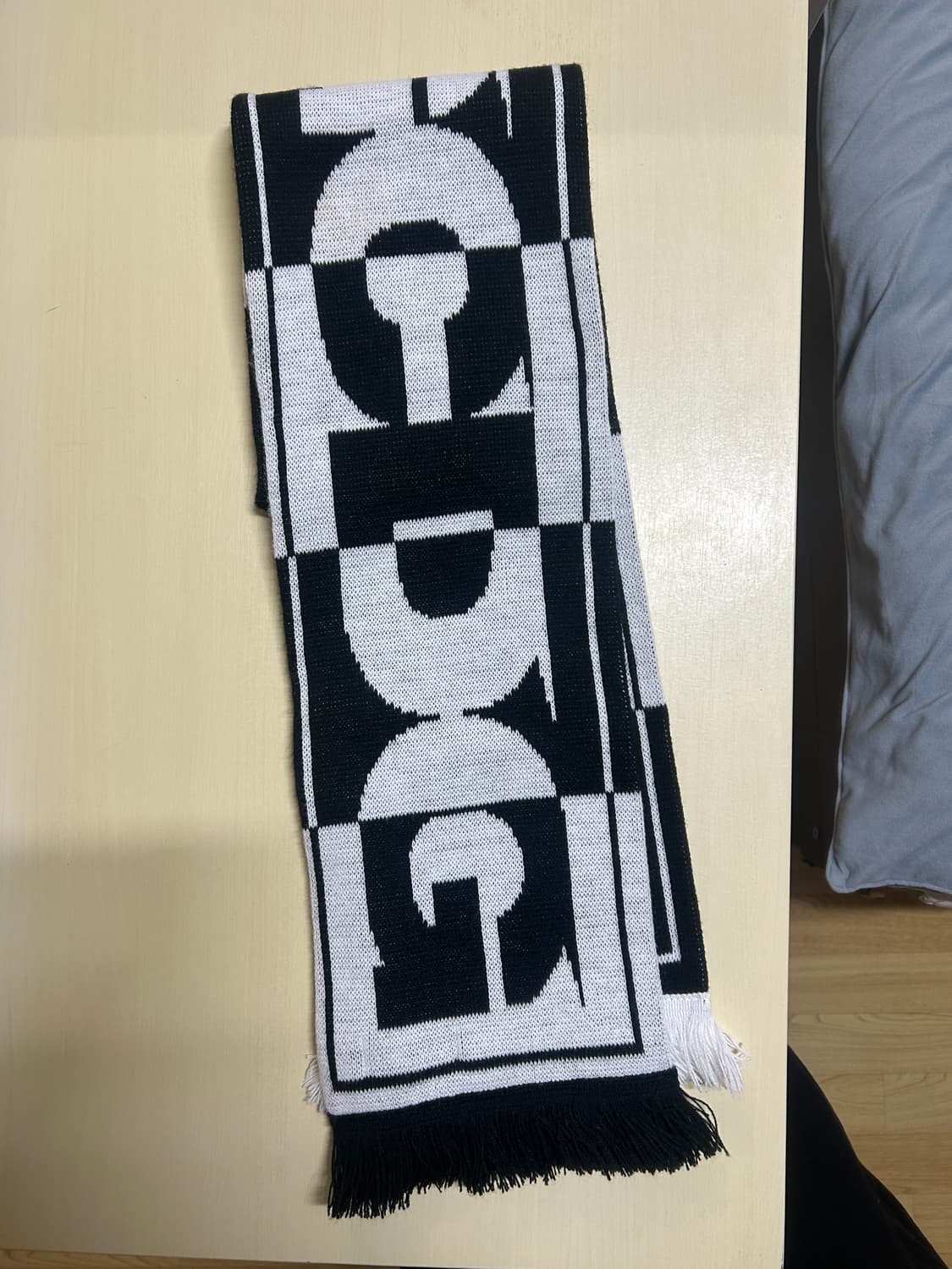 cdg 로코 체크 머플러 상품이미지3