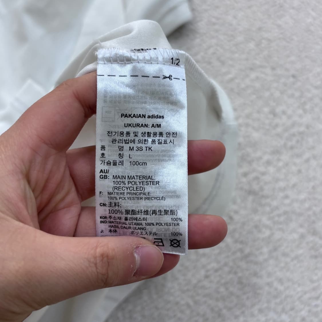 L 아디다스 기능성 민소매 티셔츠 0408E1 상품이미지5