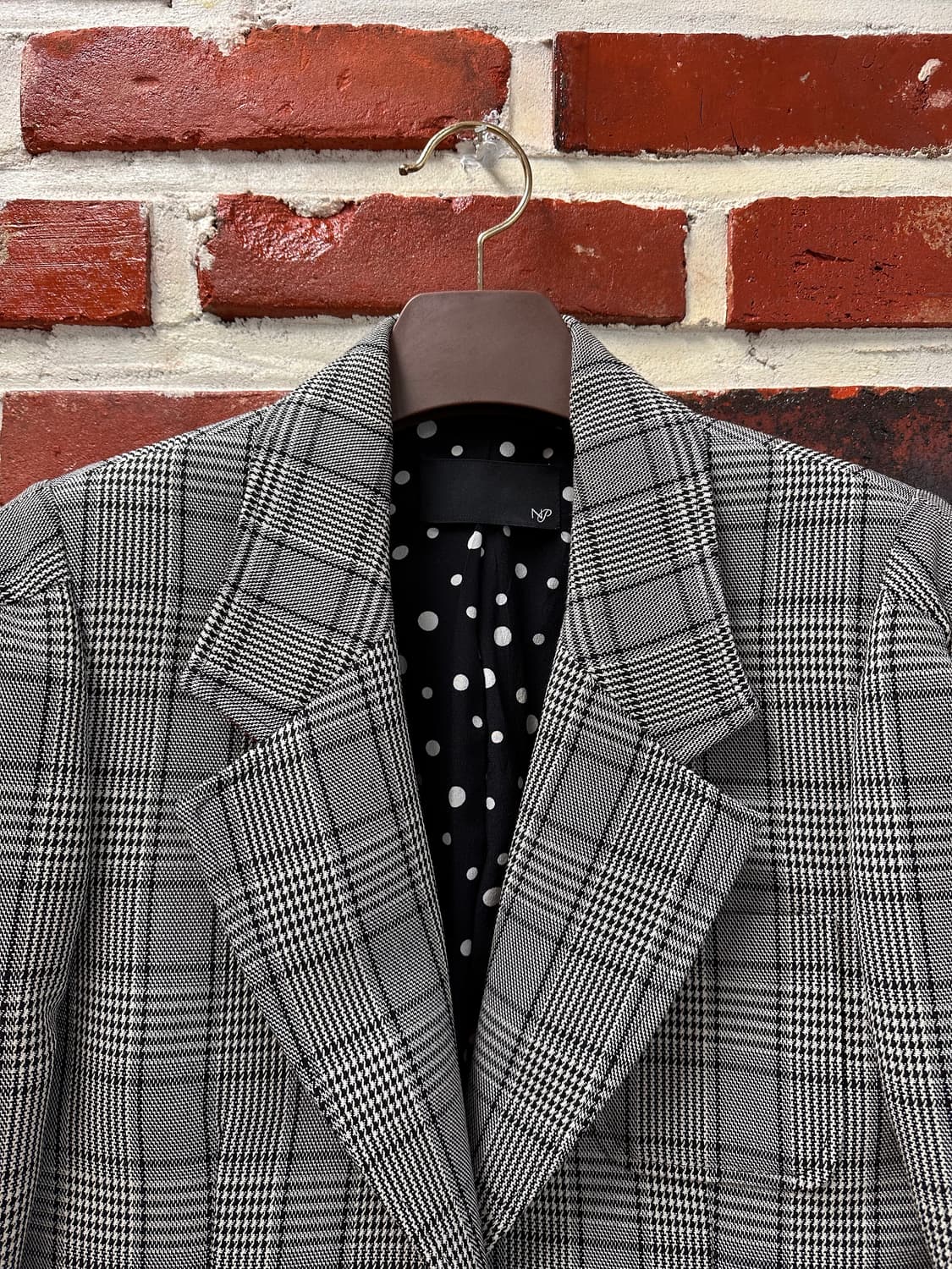 (55)넘버프로젝트 퍼프숄더 컷팅 디테일 크롭 자켓 상품이미지3