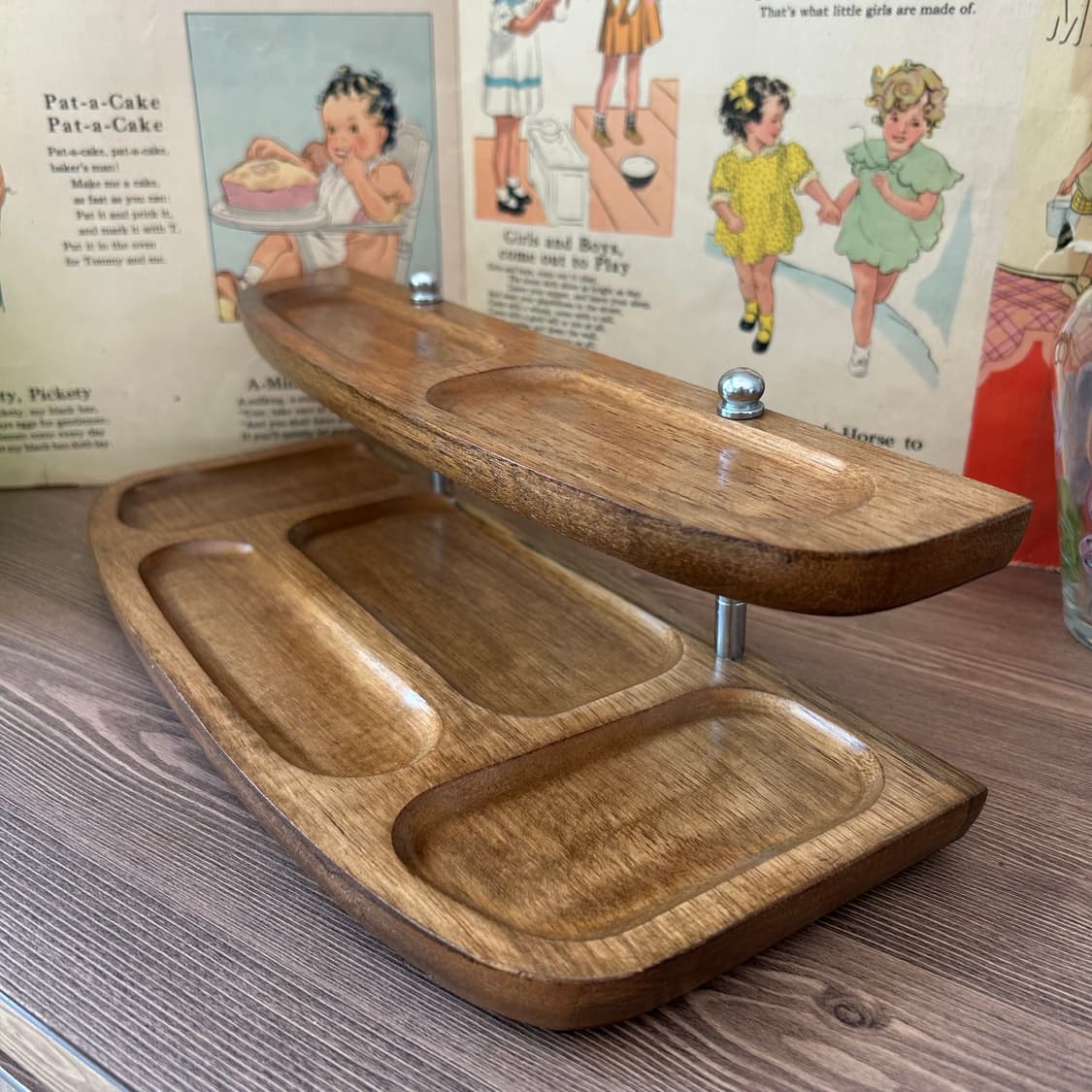 미국 빈티지 데스크 2단 오거나이저 상품이미지10