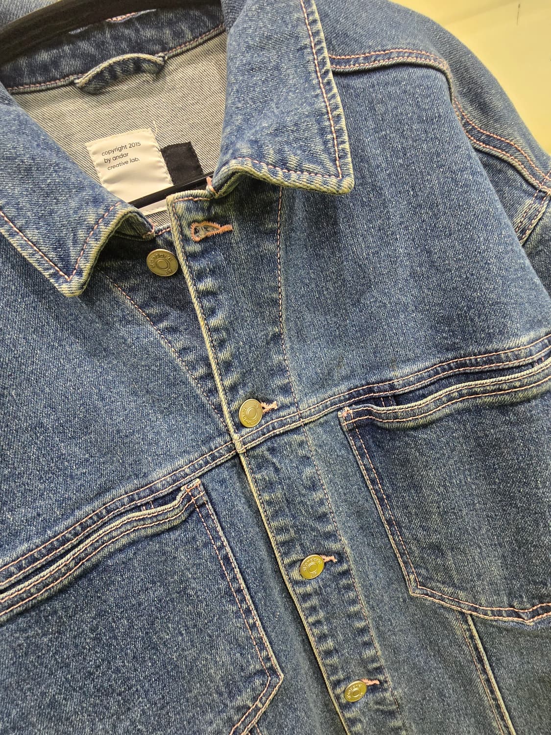 Andar 데님 청자켓 사이즈 4 상품이미지3
