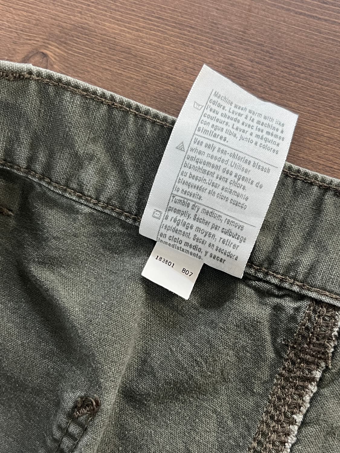 Carhartt 칼하트 던가리 핏 워크웨어 카고 팬츠 상품이미지8