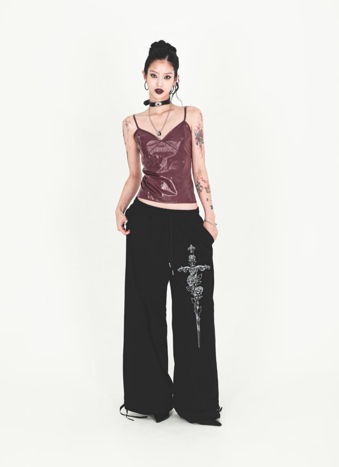 달링유어배드 스웻팬츠 블랙 상품이미지2