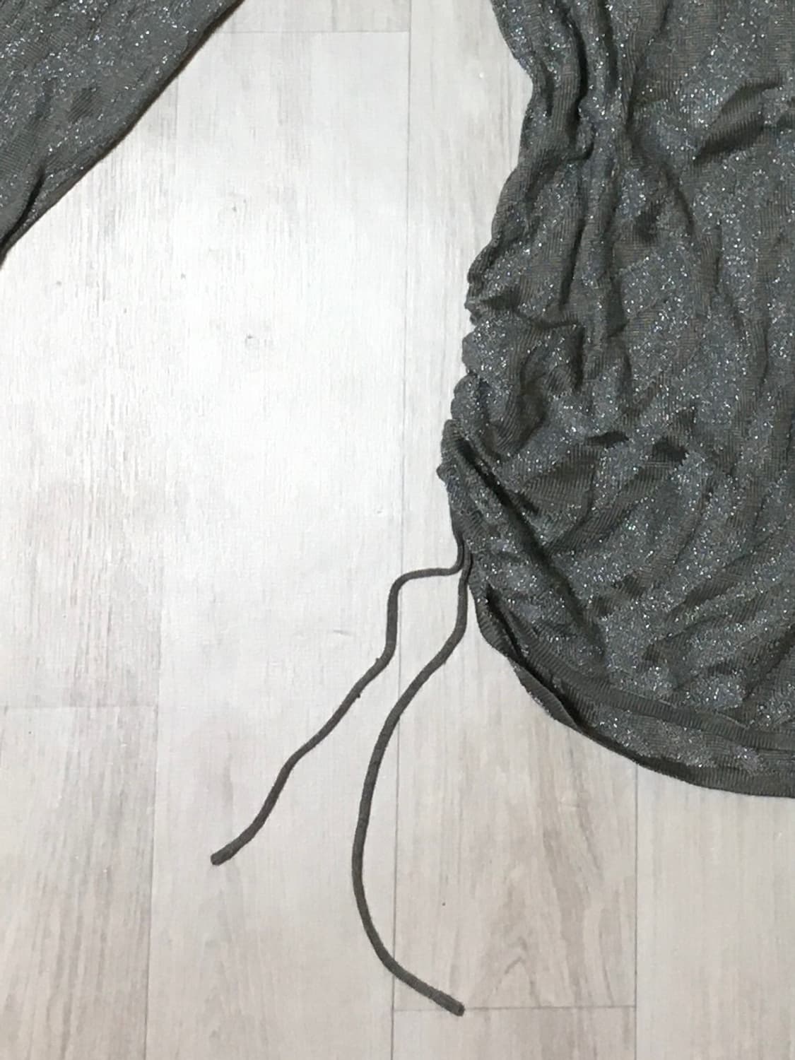 파우닝 지브라 브이넥 갸루 니트 상품이미지3