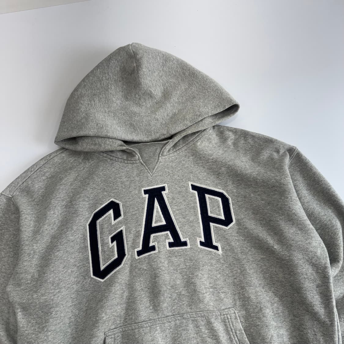 Gap 갭 네이비 로고 그레이 후드티  상품이미지4
