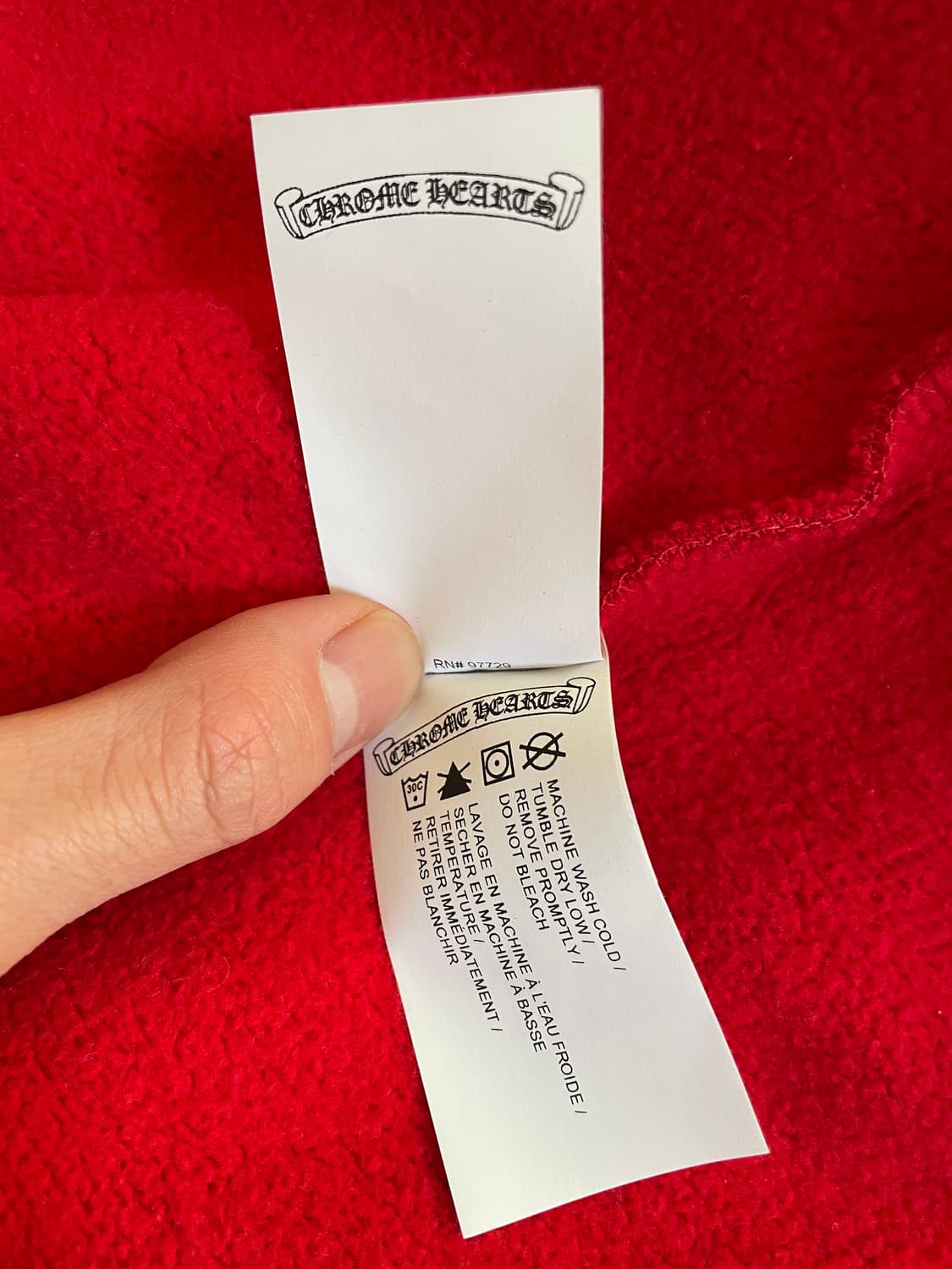 크롬하츠 세메터리 하프 집업 스웨트셔츠 M 상품이미지7