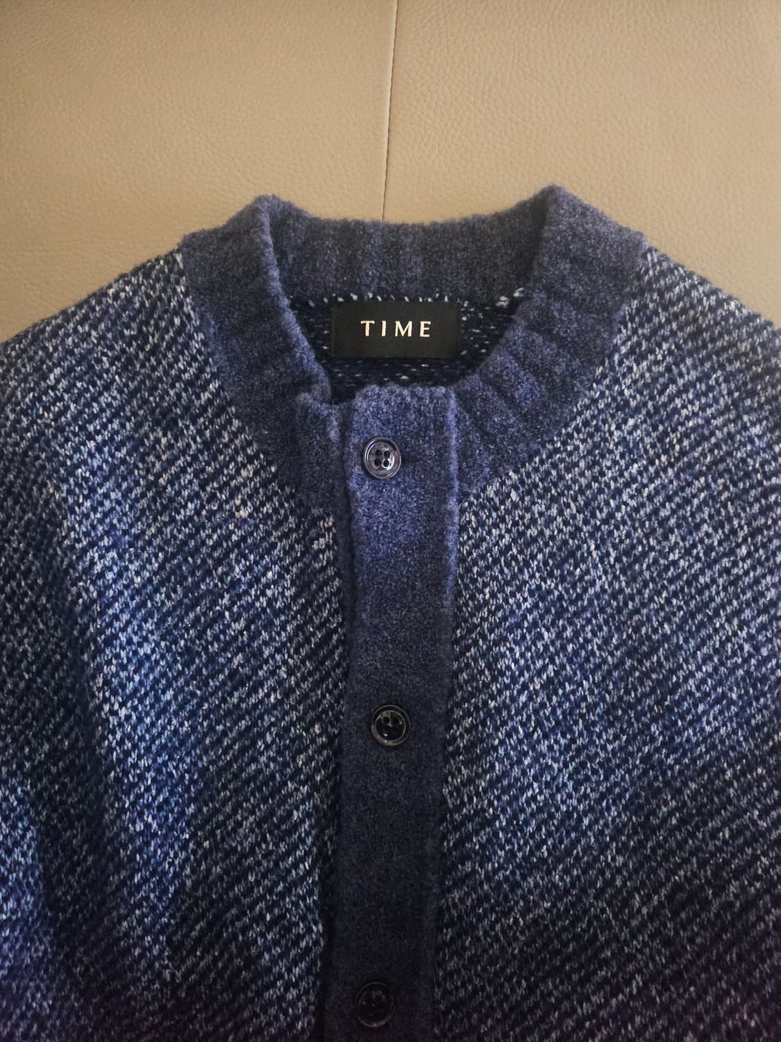 [거의 새것] 타임옴므 램스 울 블렌드 가디건 상품이미지4