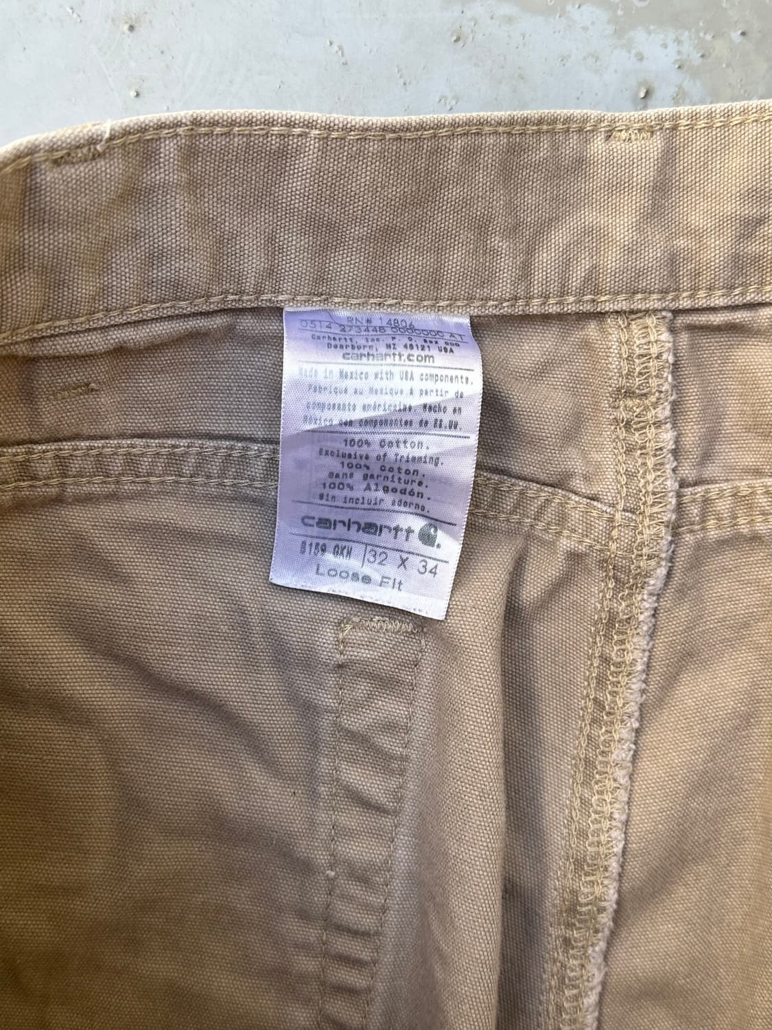 [칼하트] •Carhartt Carpenter Pants B159-GKH 상품이미지5