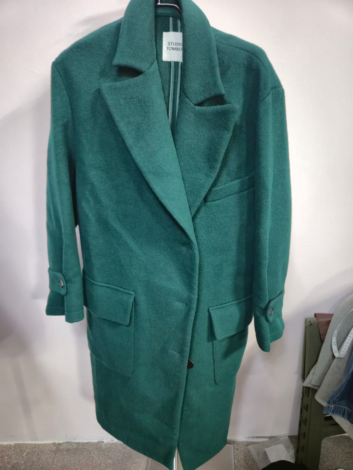 STUDIO TOMBOY 녹색 코트 상품이미지1