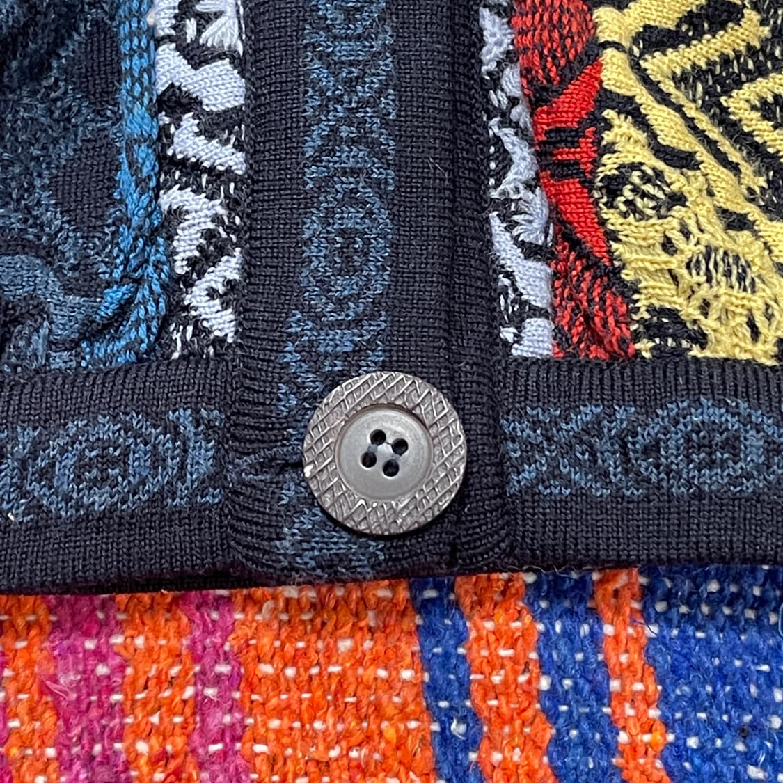 쿠지 가디건 케이블 니트 빈티지 그런지 상품이미지4