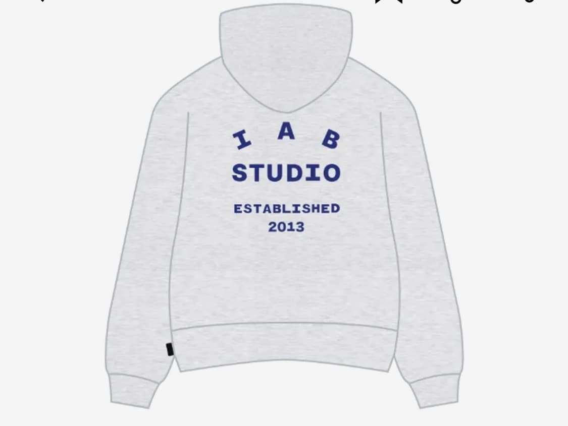 [M] 아이앱 스튜디오 25 후드 라이트 그레이 네이비 상품이미지1