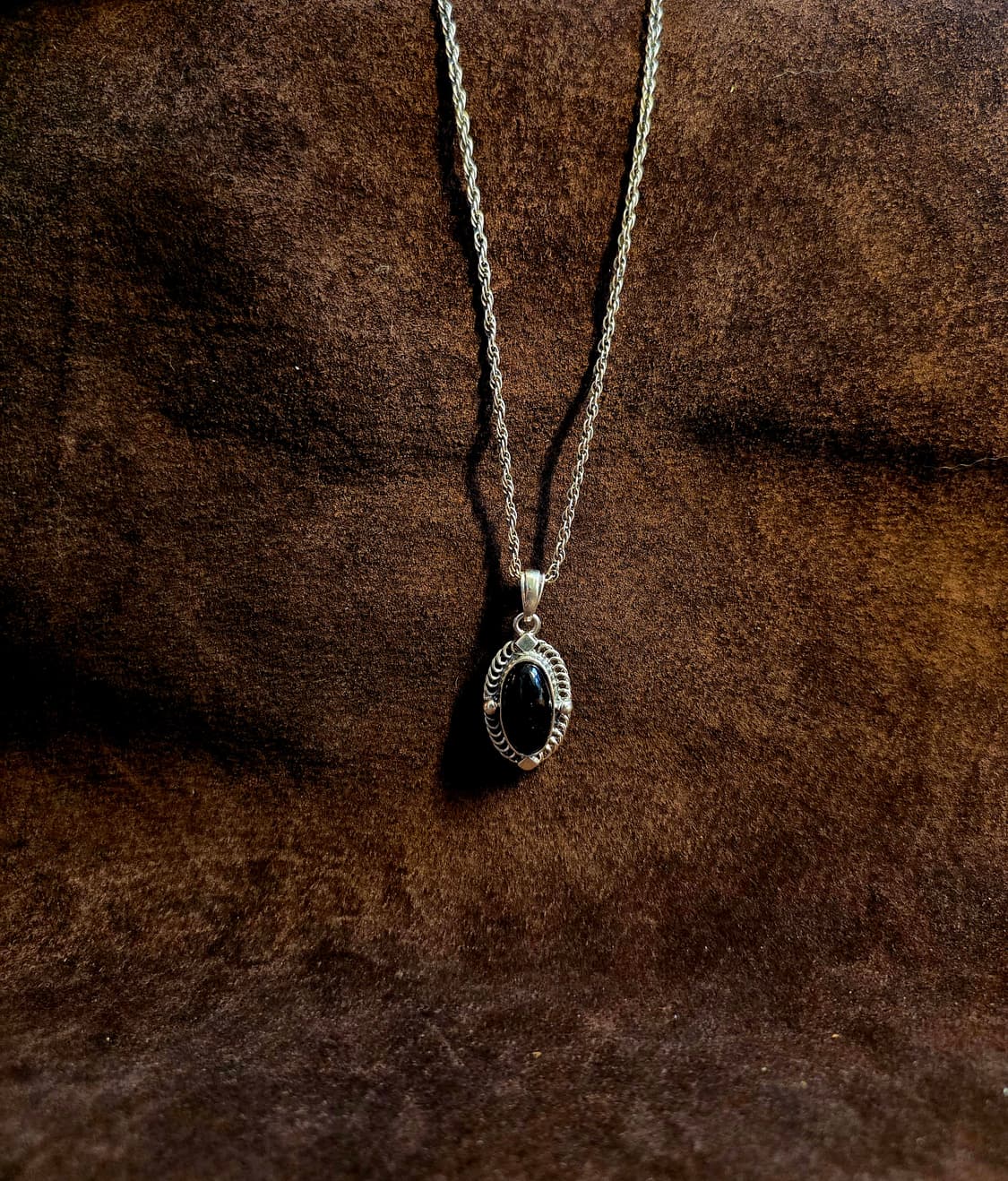 3cross Silver925 bk onxys stone nacklace 상품이미지4