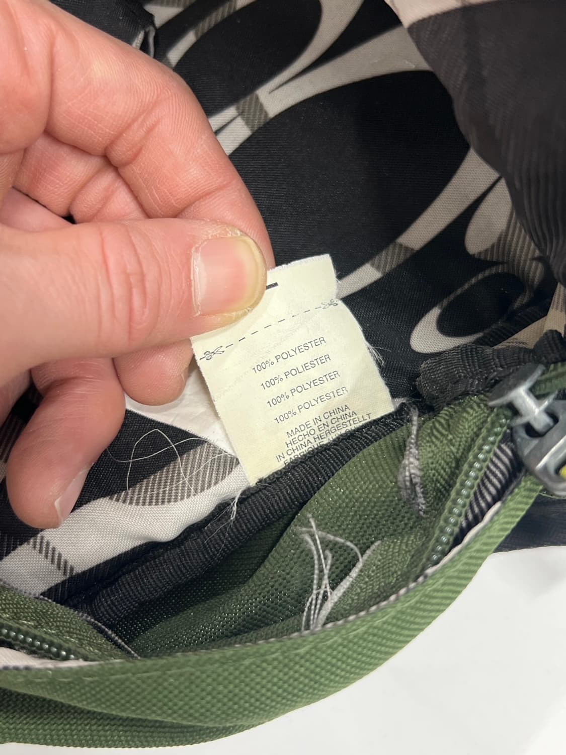 00s 오클리 리코드 핀 카키 Y2K 빈티지 백팩 상품이미지5