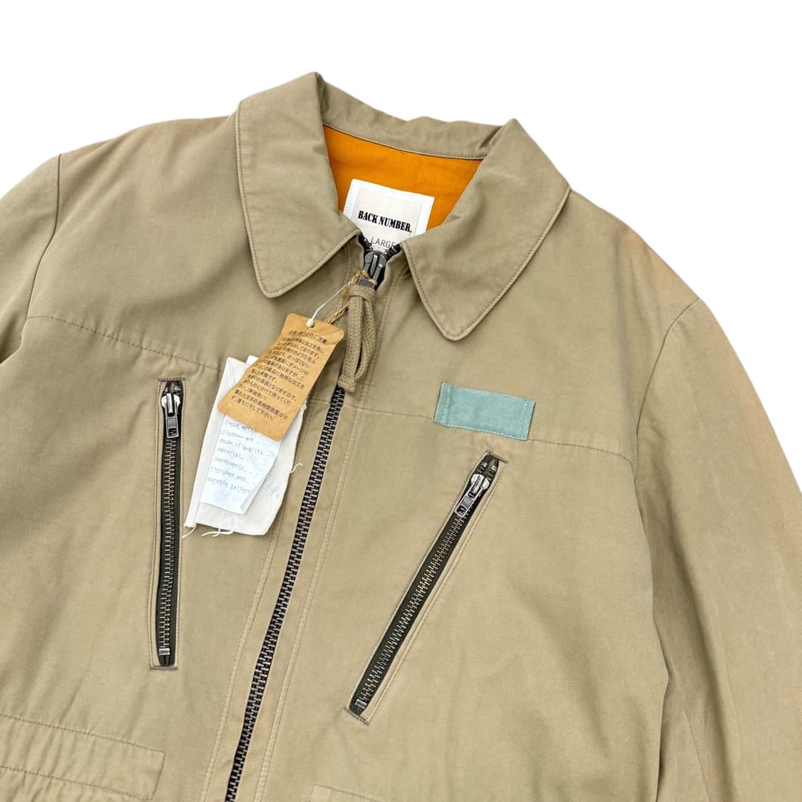 Back number 백넘버 멀티지퍼 코튼자켓 워크자켓 상품이미지4