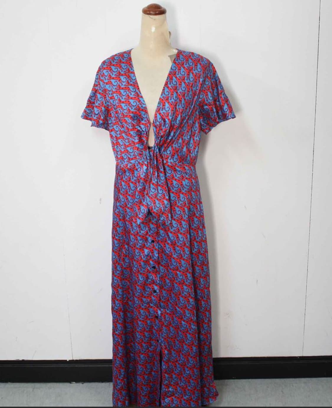 N-10549/산드로 정품 여성용 캣패턴 원피스 36 상품이미지1