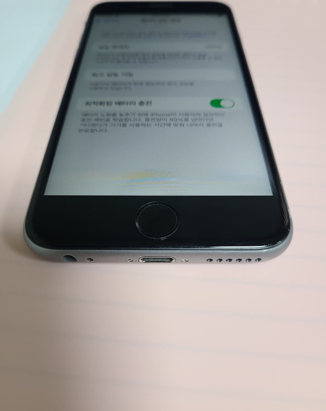 아이폰6s 스그 16g 배터리100 무음카메라 상태좋음 상품이미지3