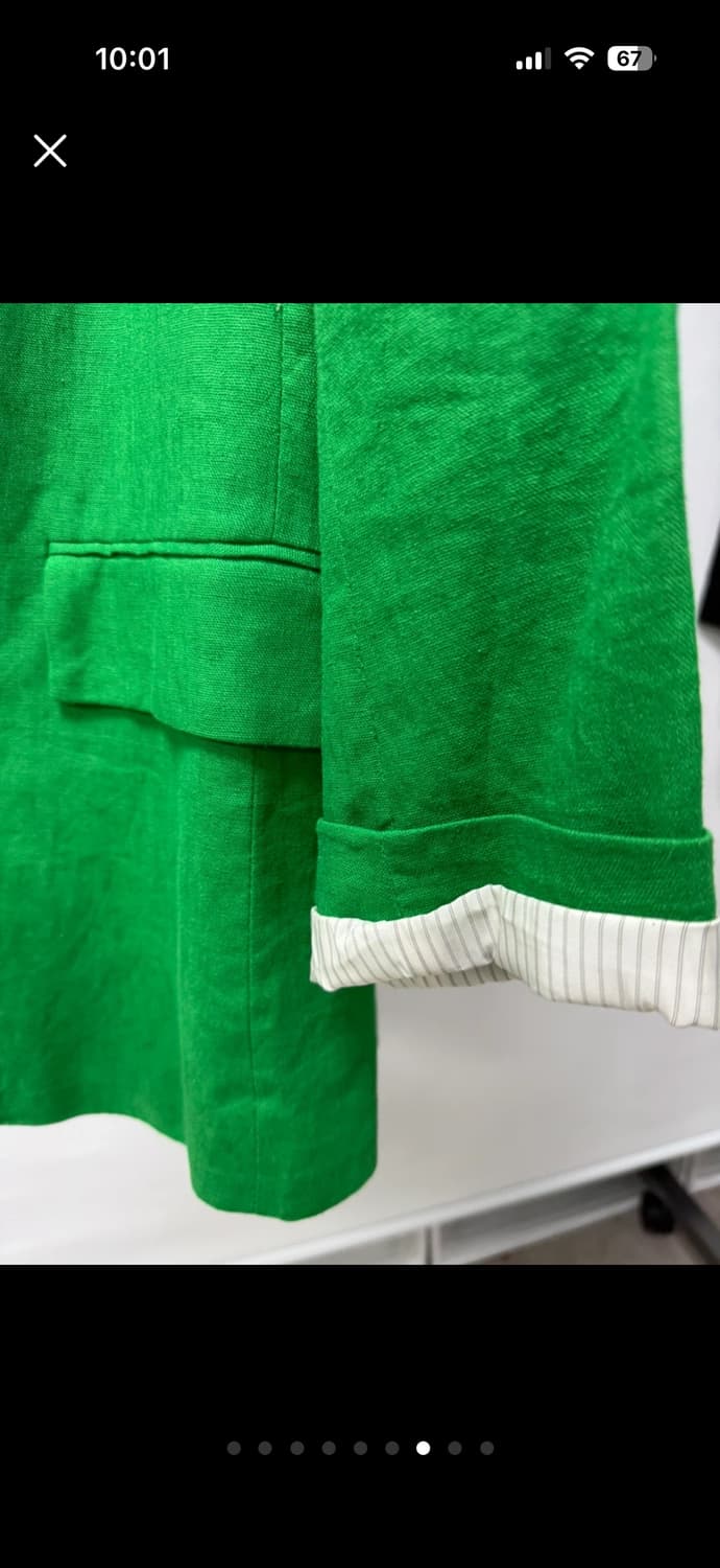 자라 그린 롤업 슬리브 자켓 (M) 상품이미지8