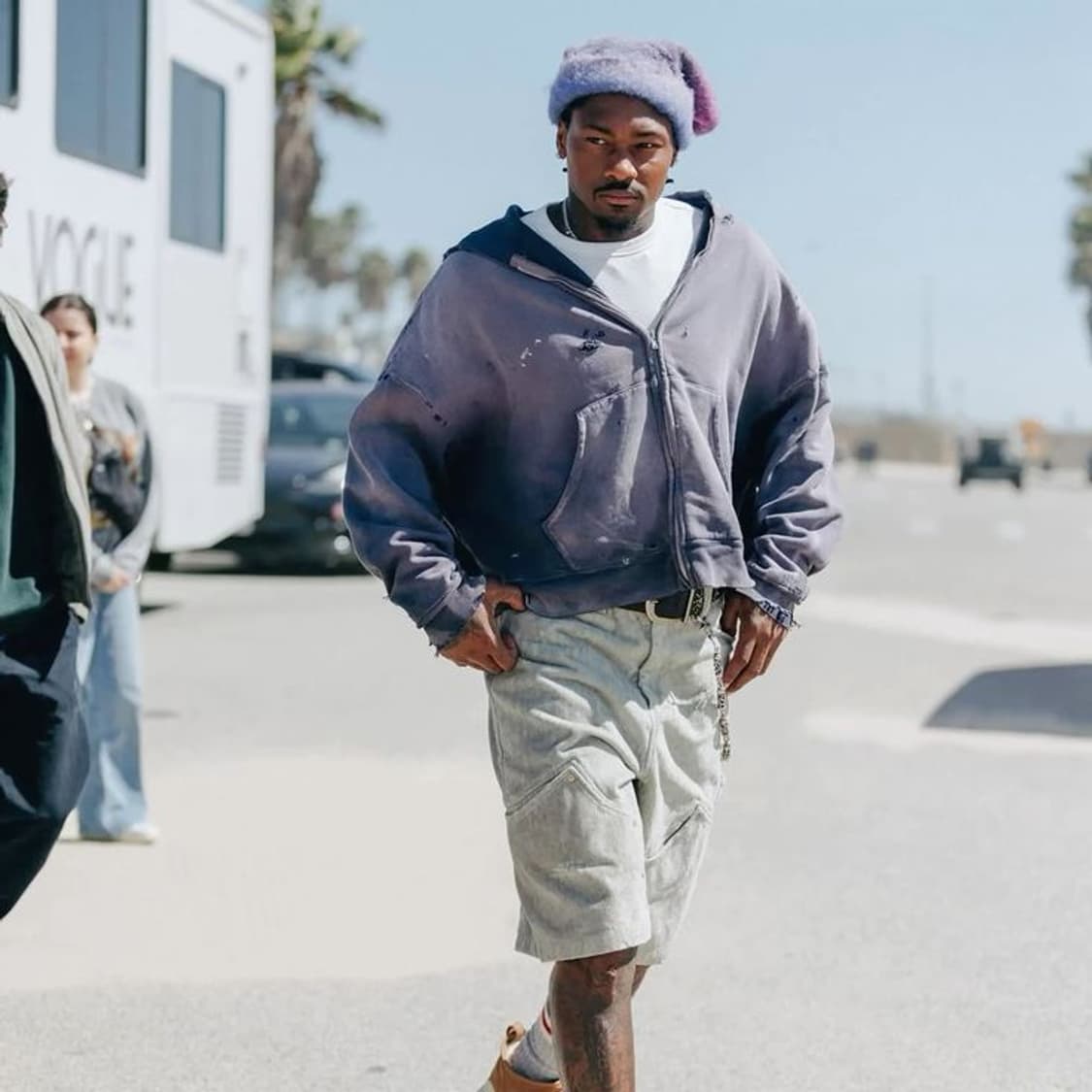 빈티지 Lee Thrashed 후드집업 상품이미지1