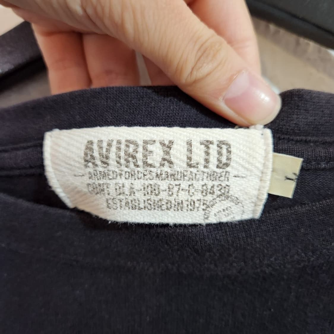 아비렉스 밀리터리 긴팔티 상품이미지5