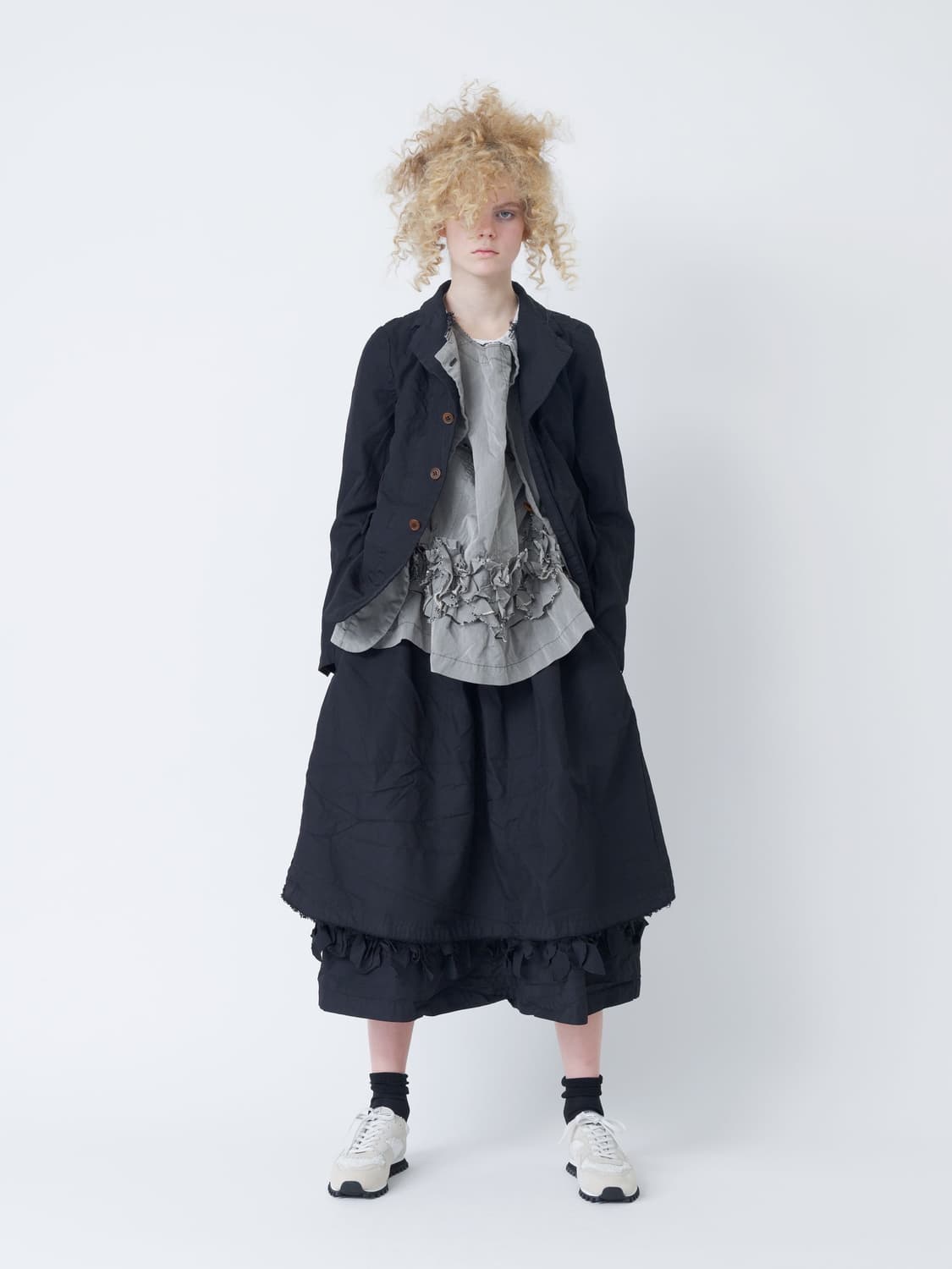 Side Transformed Ruffle Docking Skirt 상품이미지1