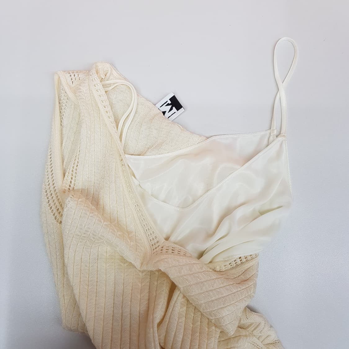 미쏘니 셰브런 니트 슬리브리스 원피스 40사이즈 상품이미지6