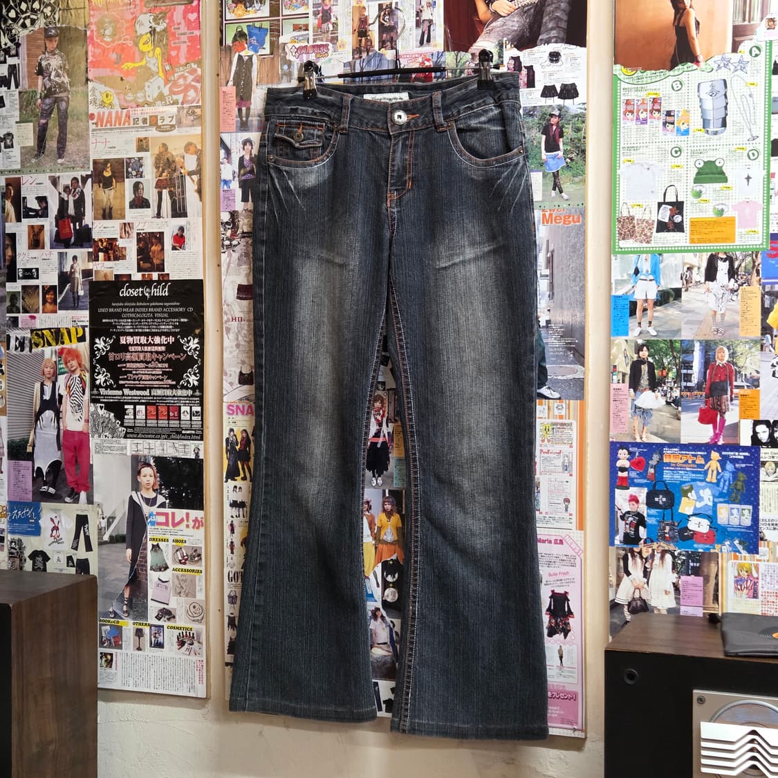 빈티지 포켓 포인트 워싱 부츠컷 팬츠 상품이미지5