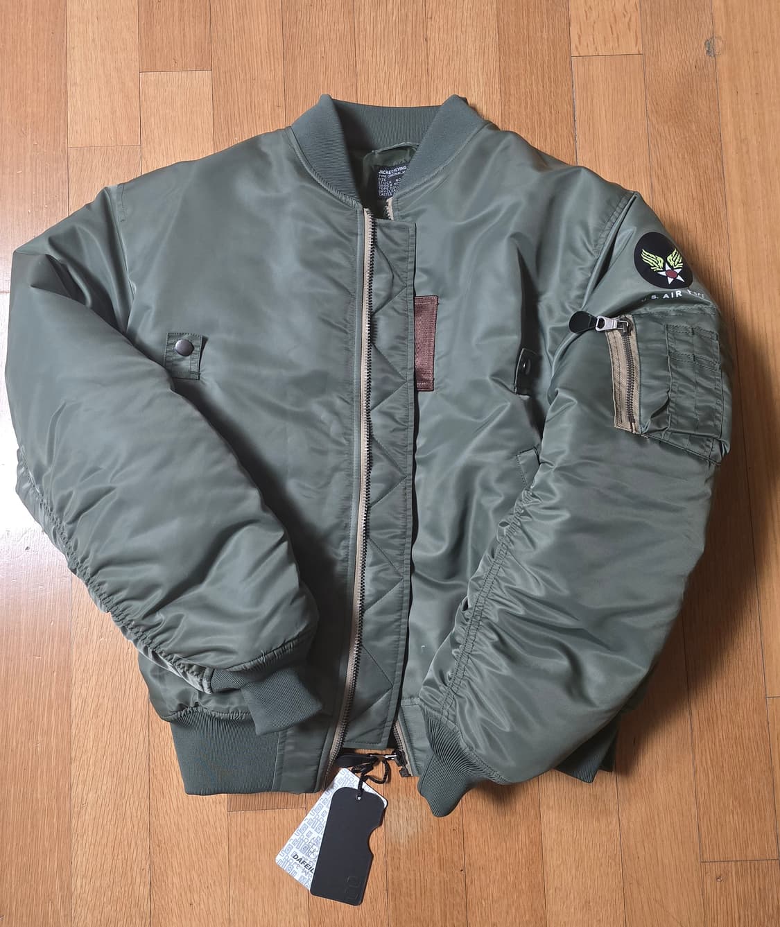 알리발 복각 ma1 항공점퍼 L 상품이미지3