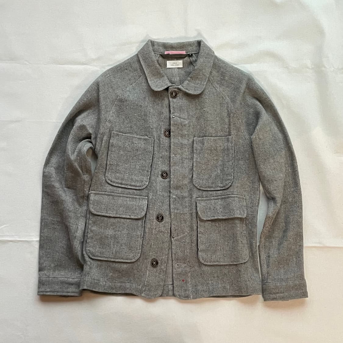 아폴리스 APOLIS 글로벌 시티즌 워크 자켓 린넨 울 초어 자켓 상품이미지2