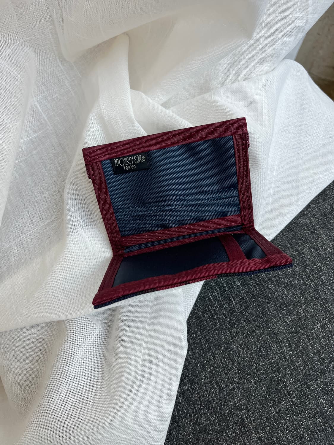 Porter 포터 스트랩 지갑 버건디 상품이미지6