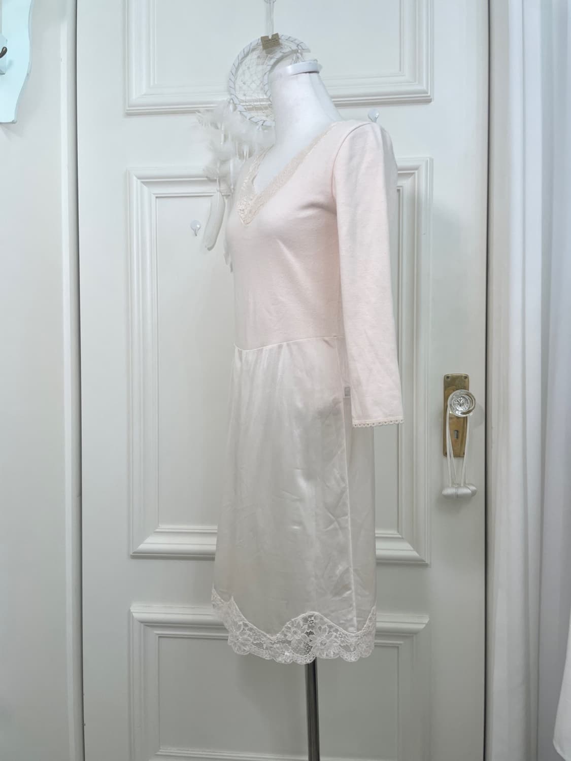 NICE CLAUP lovely coral twist warm cardi 상품이미지9