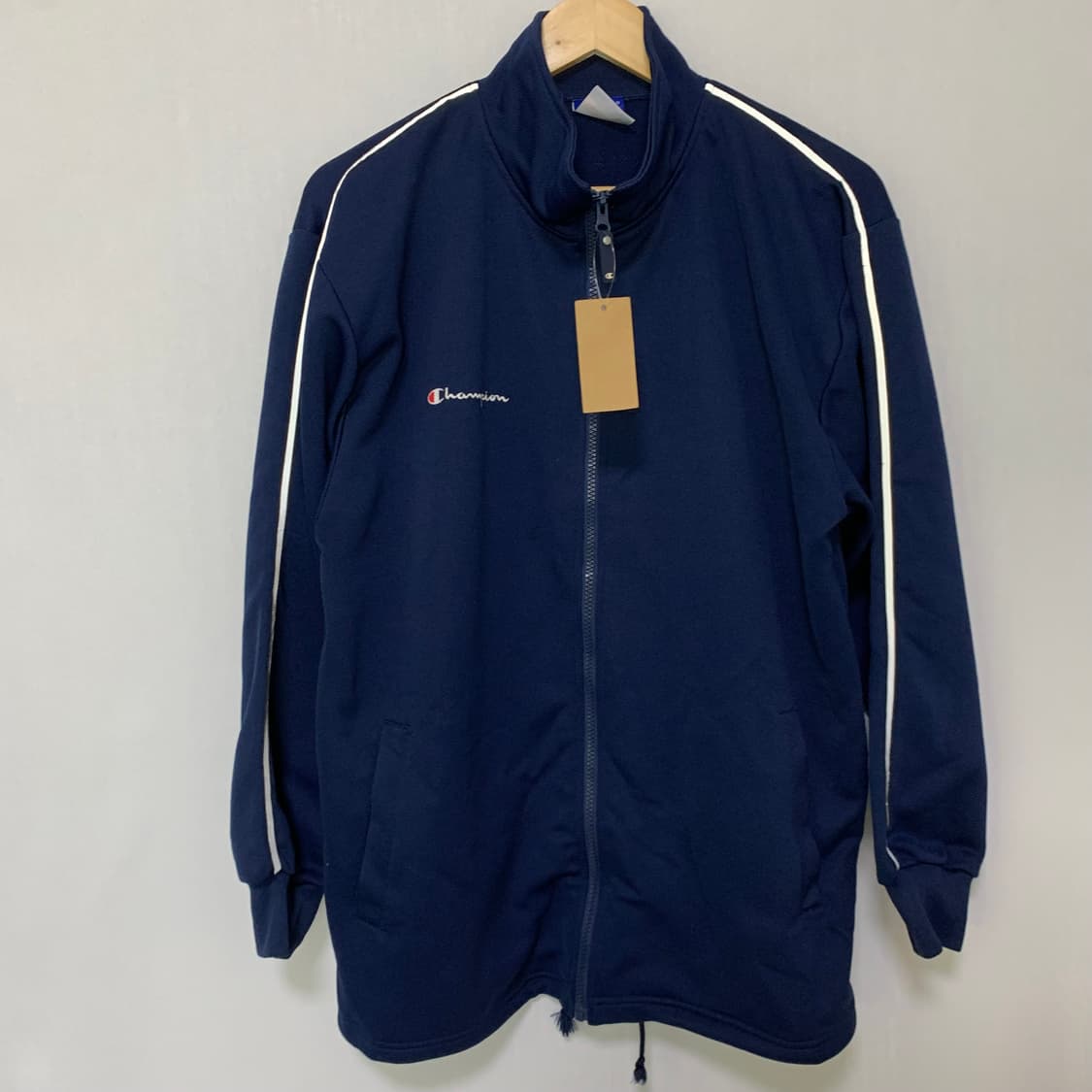 챔피온 네이비 트랙탑 라인 져지 L 남녀공용 빈티지 상품이미지2