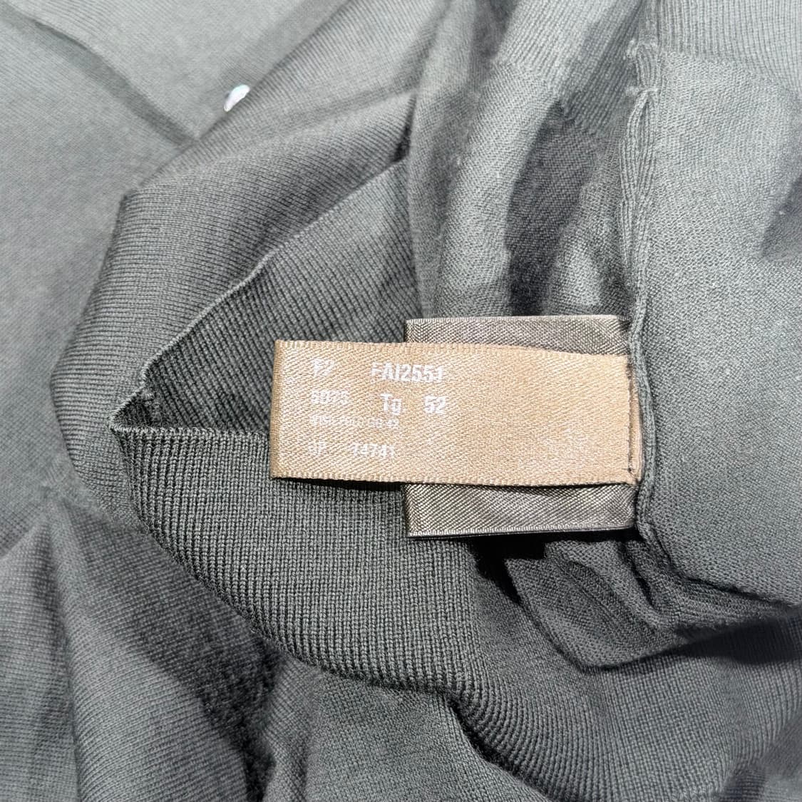 (A+/52) / 로로피아나 폴로 버진 울 블랙 포레스트 니트 상품이미지8