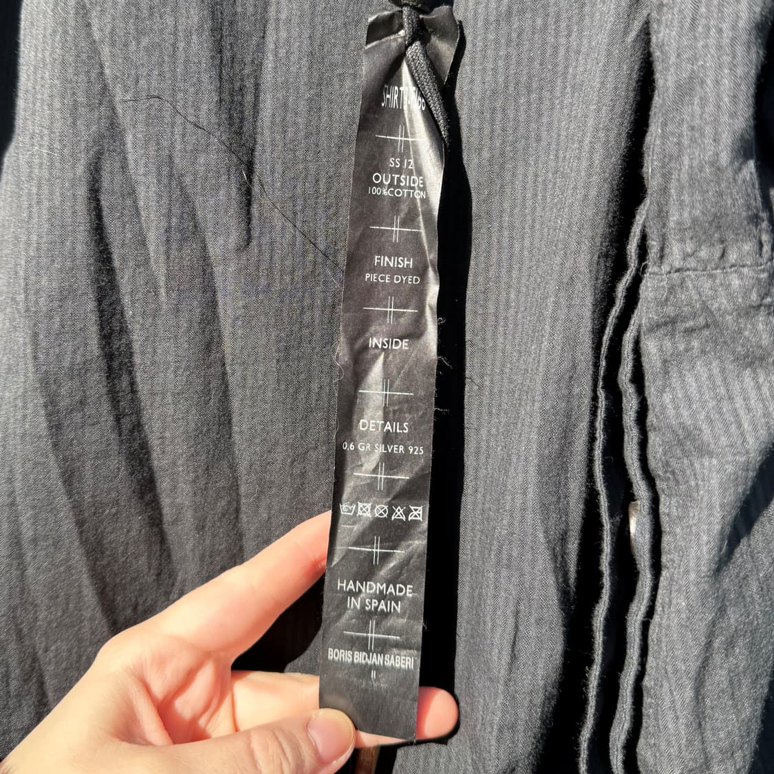 Boris Bidjan Saberi 2012 SS LayeredShirt 상품이미지9