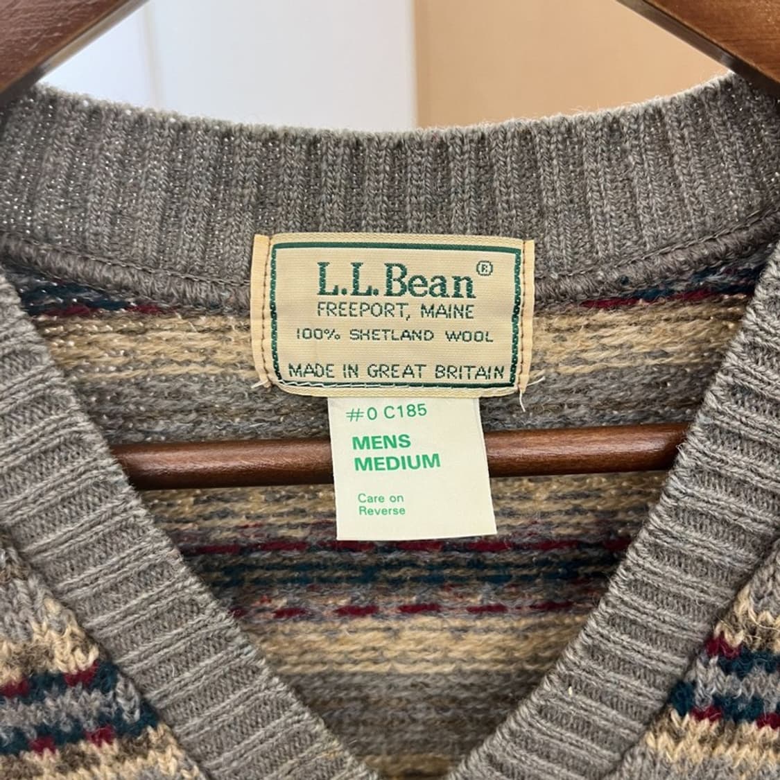 엘엘빈 L.L BEAN  아카이브 울 니트 조끼 베스트 95 C05879 상품이미지3