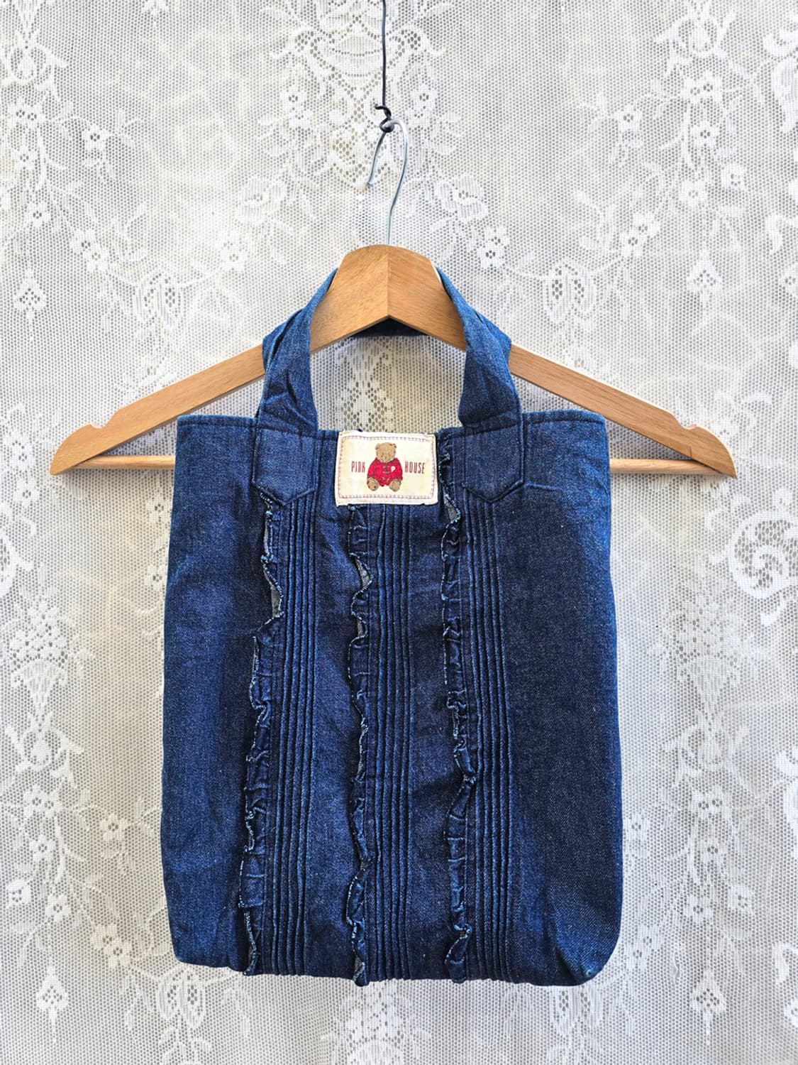 핑크하우스 데님 토드백 상품이미지1