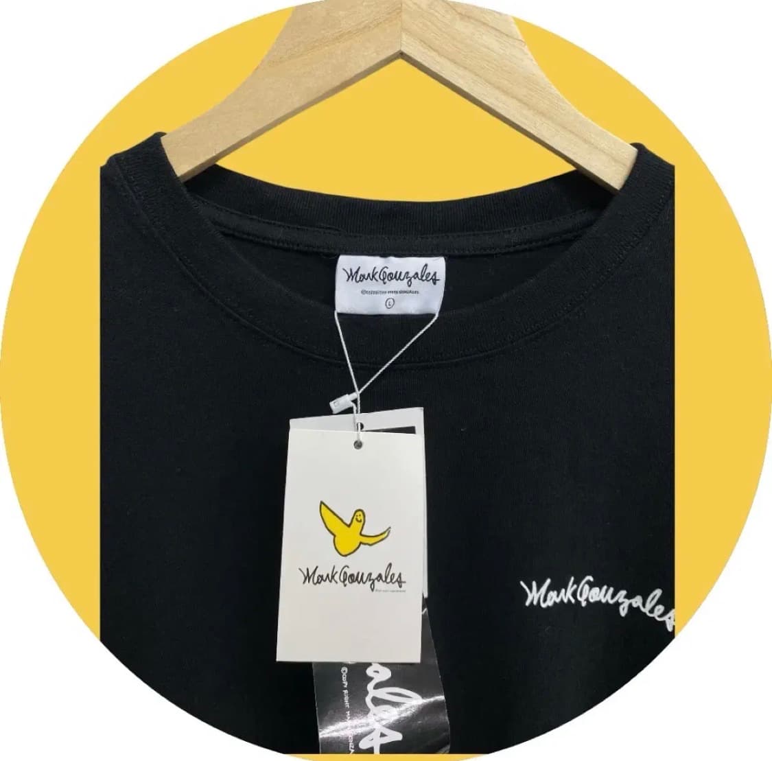 [새상품]마크곤잘레스 블랙 라운드 티셔츠 L 상품이미지2