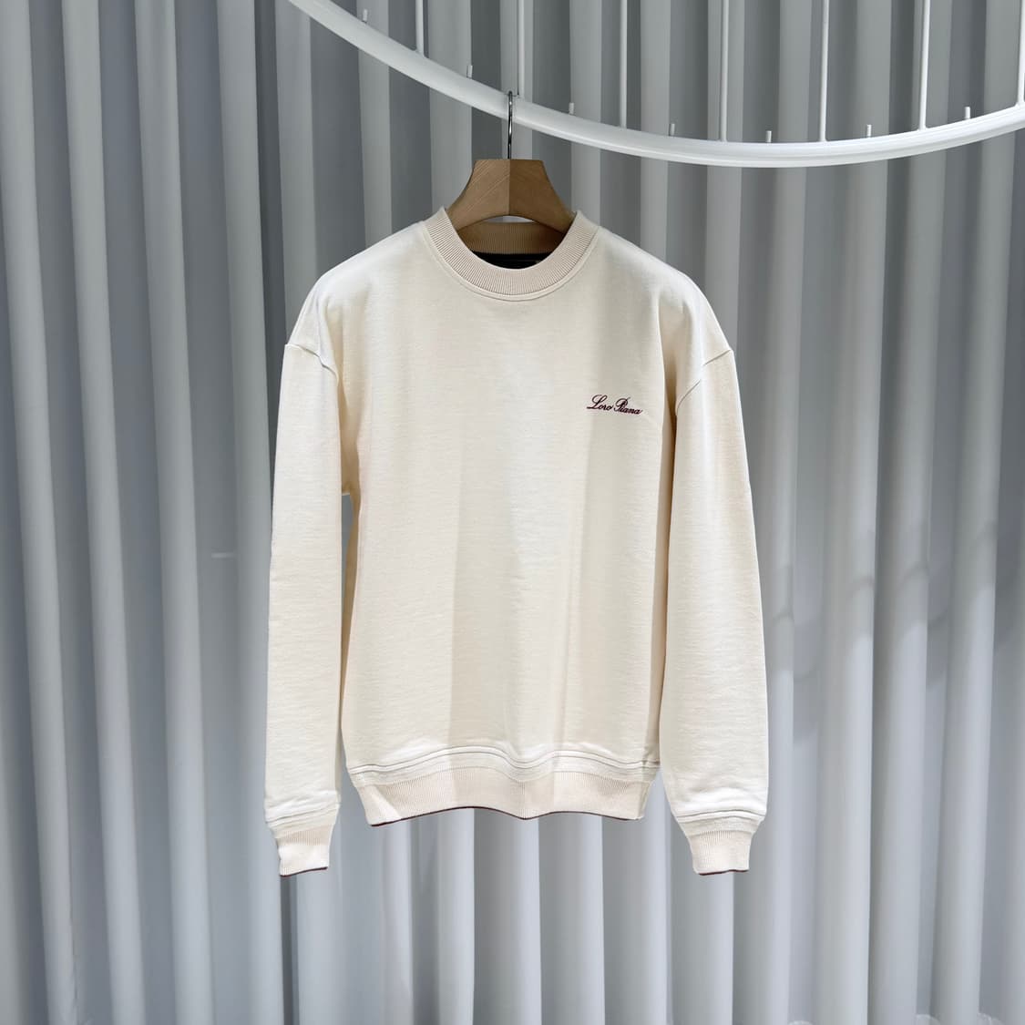 (A+/XS,XXS)/ 로로피아나 아이보리 코튼 셋업 상품이미지2