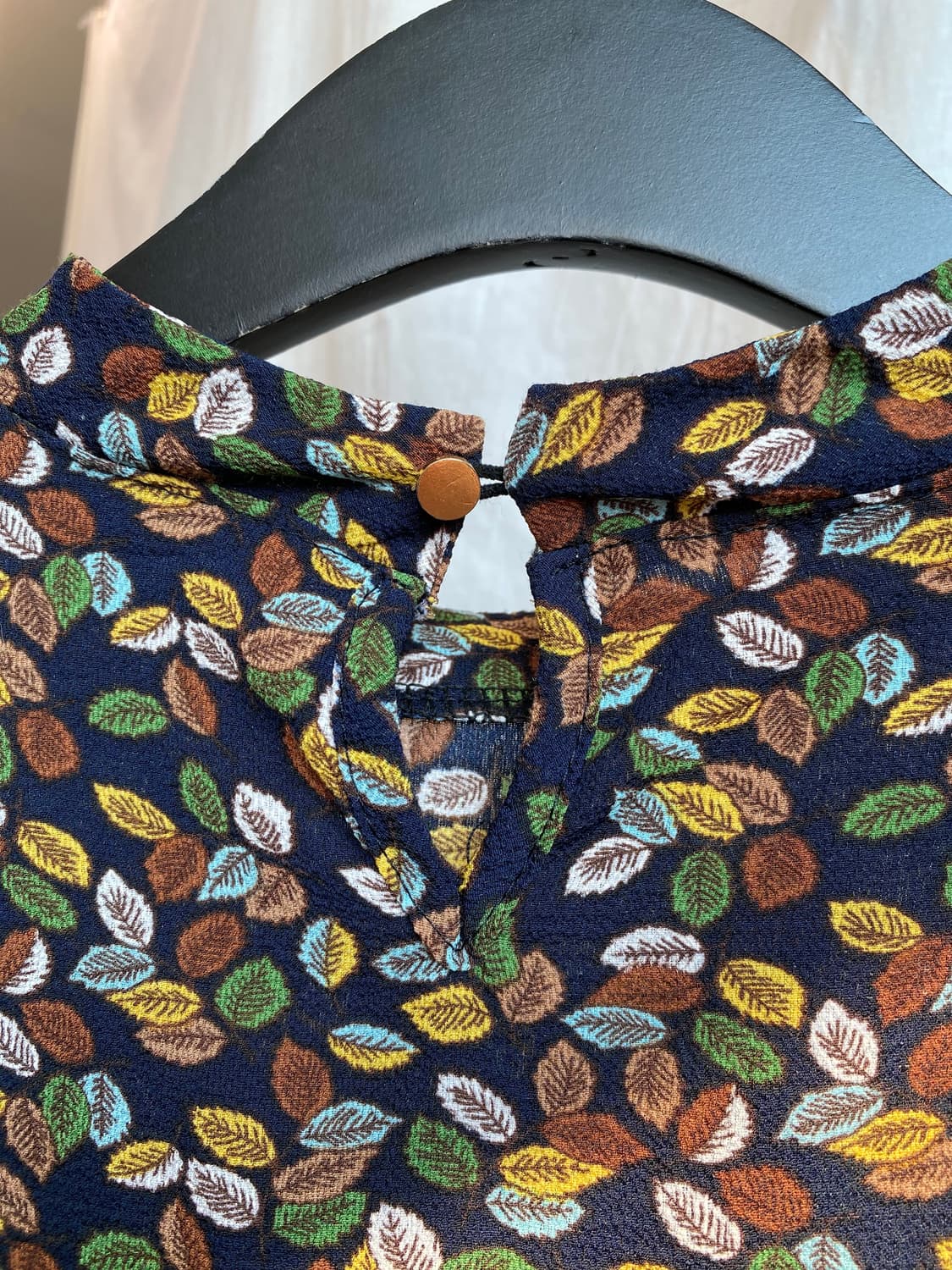 패턴 디테일 블라우스(M) 상품이미지8