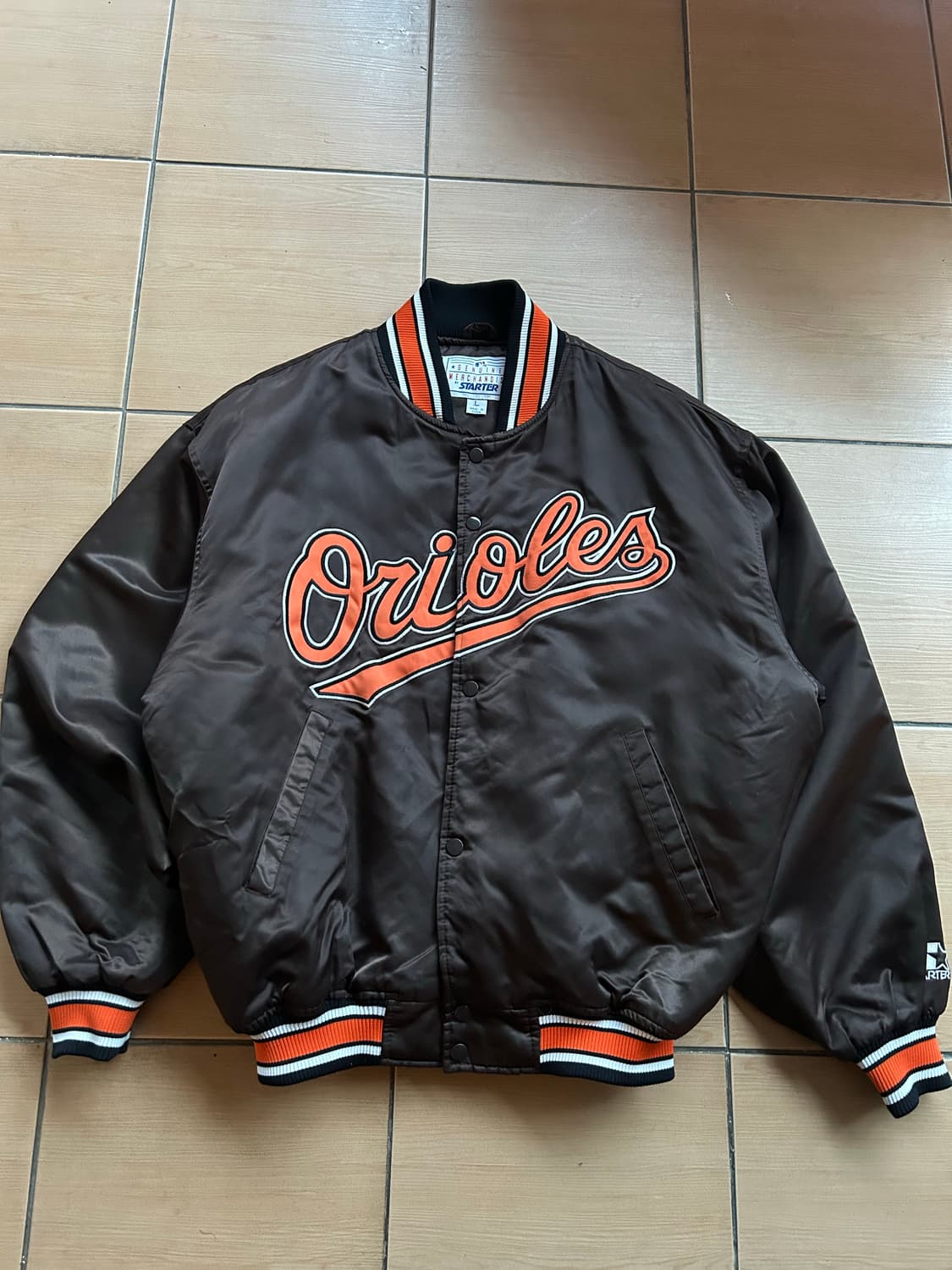 90‘s 볼티모어 오리올스 스타디움자켓 상품이미지3